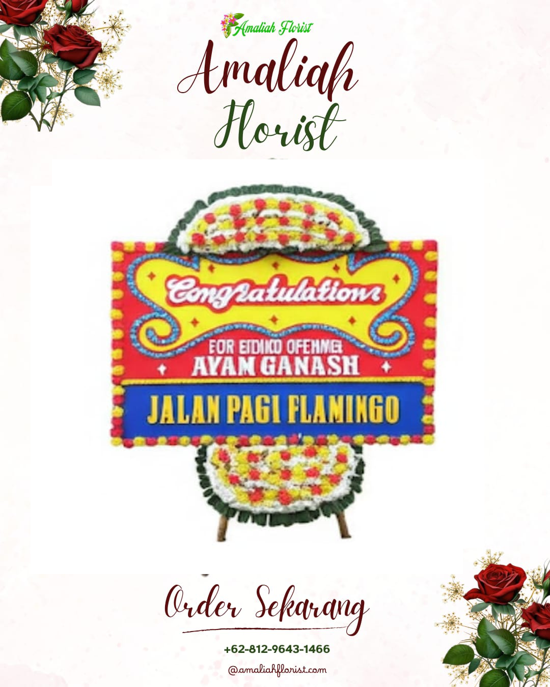 Sewa Papan Bunga Kanigoro